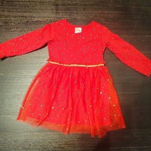 Hanna Anderson red polkadot dress size 2T